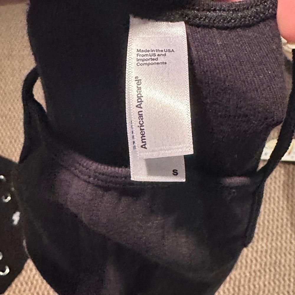 American Apparel Black Halter Sheath Maxi Dress - Picture 7 of 7